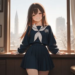 学校的阳光午后