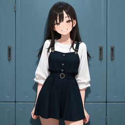 羞涩淑女牛仔造型