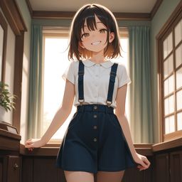 阳光房中的牛仔女郎魅力