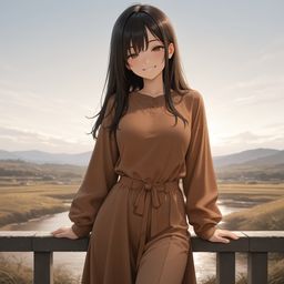 湖畔夕阳颂