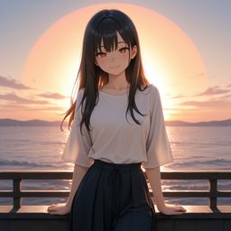 地平线上的夕阳情歌