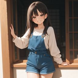 牛仔女郎的工装风格