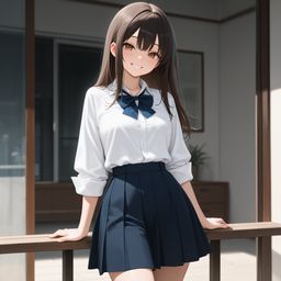 学园少女晴朗早晨的喜悦