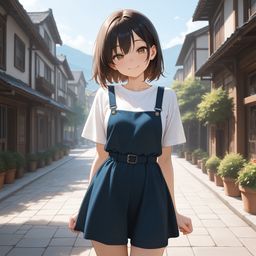 阳光牧场少女的甜蜜瞬间