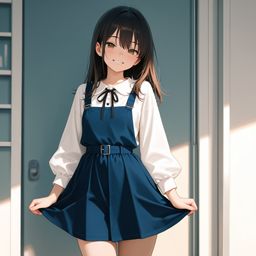 清晨的甜笑