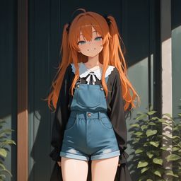牧场上的夕阳微笑