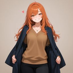 橙发魅力牛仔女郎
