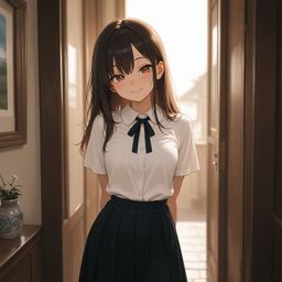 校服的美丽红