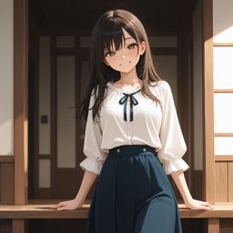在关门后的语