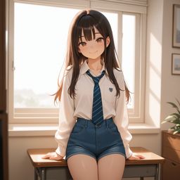 一个女学生在课堂上红的时刻