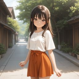 乡村道路上的语