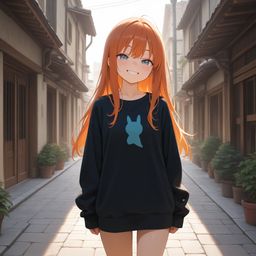 夕阳在街上
