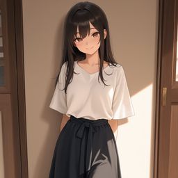 在封闭门后的语