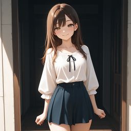 一个温柔的女童的语