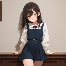 白色的快乐中微笑甜蜜