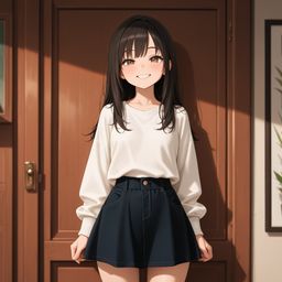 红色的美丽在丹尼姆快乐