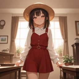 夏天下午在花园里