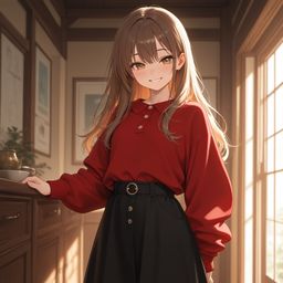 在阳光明的日子里微笑
