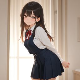 学校制服的红色