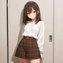 西方的魅力在学校制服