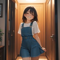 在门上红的美丽
