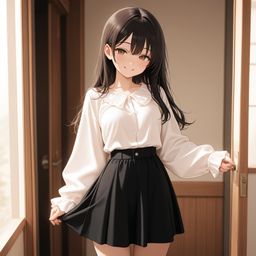 在门口上红的美丽