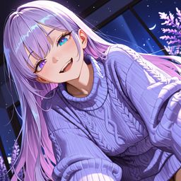 虚拟恒星的月亮微笑